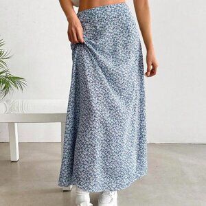 SHEIN Women's Blue Skirt